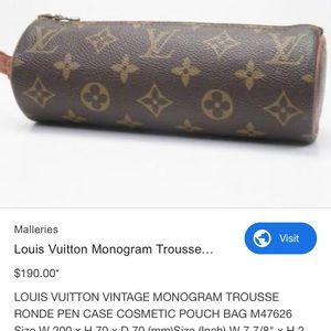 Louis Vuitton Vintage Trousse Ronde